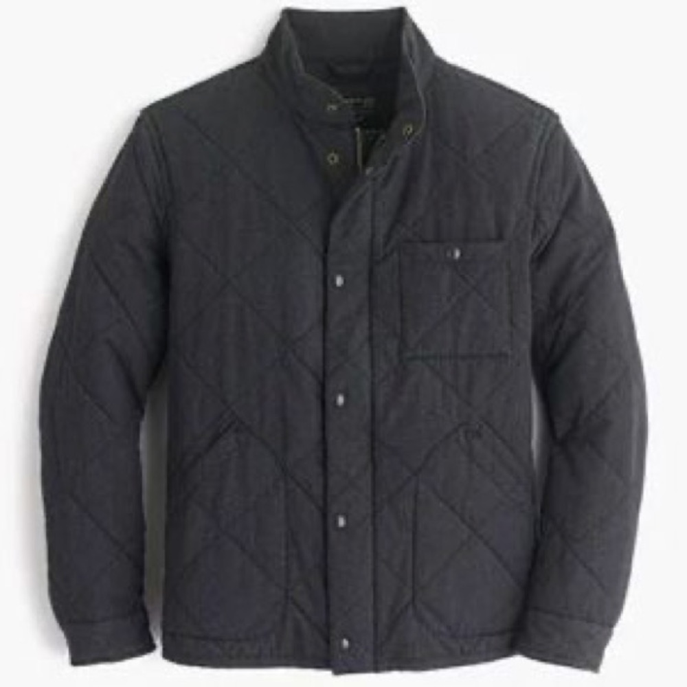 J Crew Men’s Quilted Jacket Size Medium